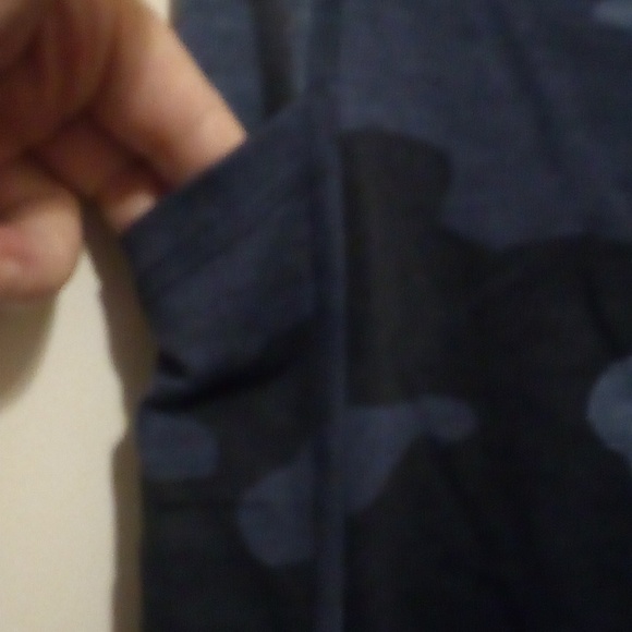 NWT Offline By Aerie Blue Camo The Hugger Moulant Leggings With Pockets -Size XL - Picture 2 of 12